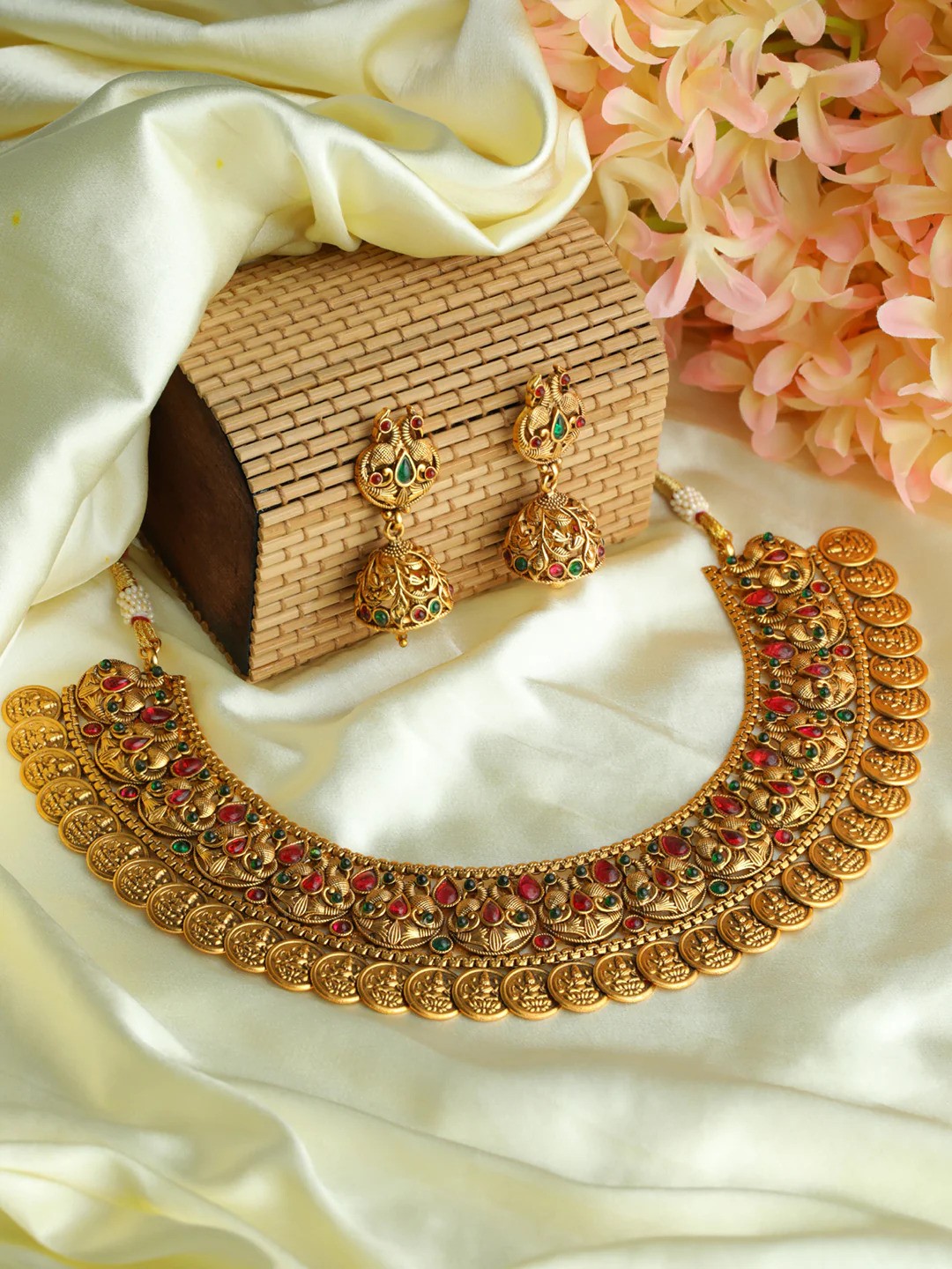 Gold Plated Alloy Necklace Set